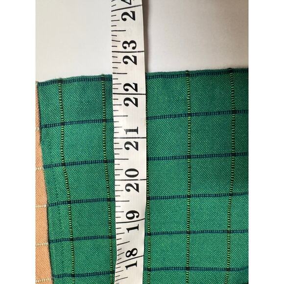 Sezane Paris Kelly Green and Brown Plaid Tunic Jacket Overcoat Size 34 (US 2) - Picture 7 of 11